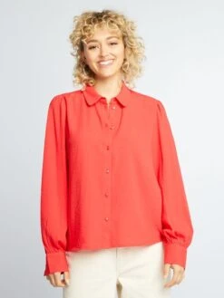 Camisa Gruesa 'JDY' - ROSA -TrendyModa Ventas camisa gruesa jdy rosa amw32 3 frb5