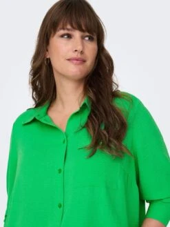 Camisa Larga 'Only' - VERDE -TrendyModa Ventas camisa larga only verde add09 1 frb3