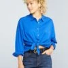 Camisa Lisa De Manga Larga - Azul -TrendyModa Ventas camisa lisa de manga larga azul aee34 1 frb1