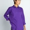 Camisa Lisa De Popelina - MORADO EL -TrendyModa Ventas camisa lisa de popelina morado el yz369 14 frb1