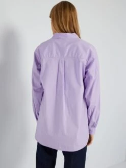 Camisa Lisa De Popelina - PURPURA -TrendyModa Ventas camisa lisa de popelina purpura yz369 11 frb3