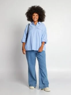 Camisa Oxford - AZUL