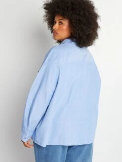 Camisa Oxford - AZUL -TrendyModa Ventas camisa oxford azul ayd16 1 frb4