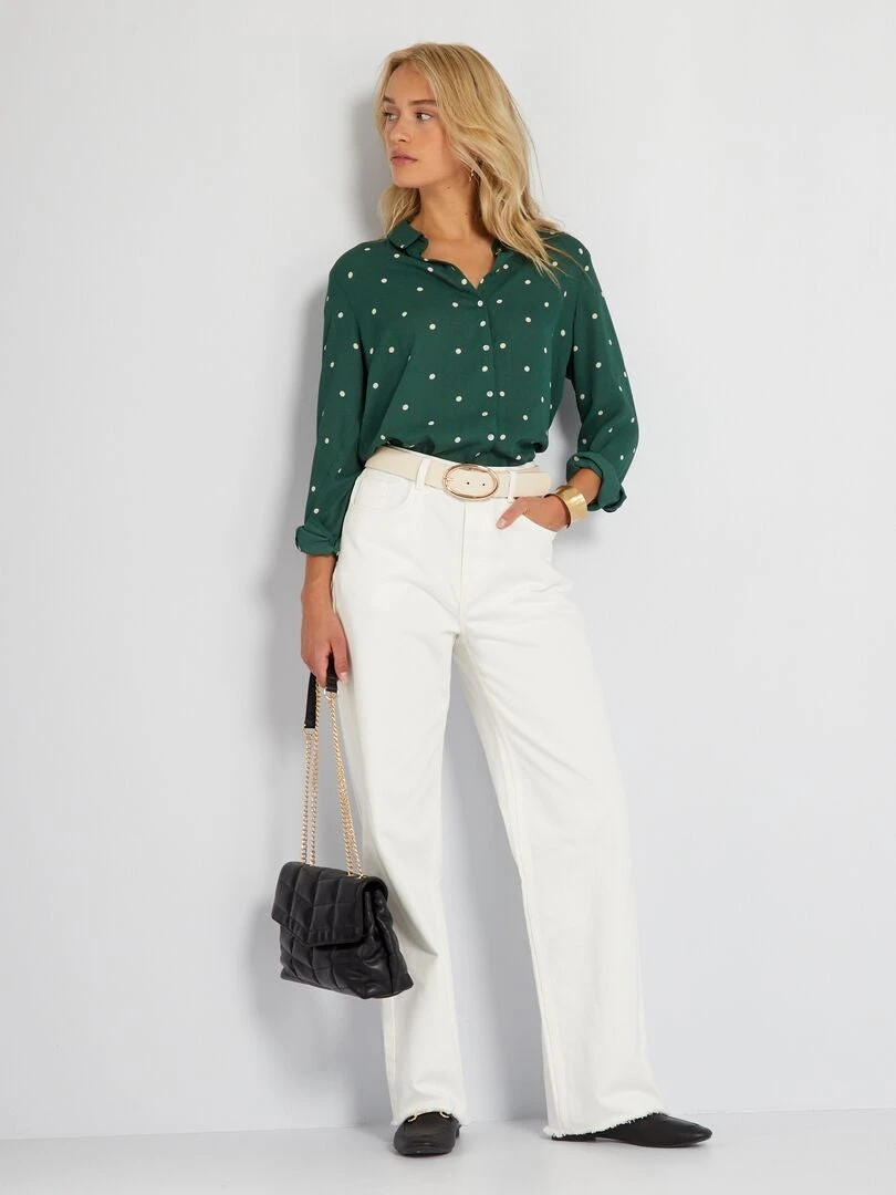 Camisa Vaporosa - GREENDOTB8 4 Camisa Vaporosa - GREENDOTB8 - Imagen 2