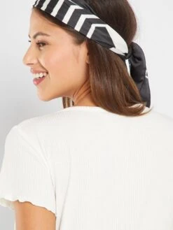 Camiseta De Canalé Premamá - Blanco -TrendyModa Ventas camiseta de canale premama blanco zo392 6 frb4