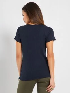 Camiseta De Canalé Premamá - SAVIA AZUL -TrendyModa Ventas camiseta de canale premama savia azul zo392 4 frb3