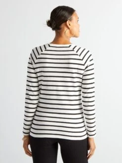 Camiseta De Lactancia A Rayas - BLANCOSTR2 -TrendyModa Ventas camiseta de lactancia a rayas blancostr2 ala70 4 frb5