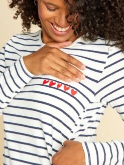 Camiseta De Lactancia - BLANCO -TrendyModa Ventas camiseta de lactancia blanco ala78 2 frb2