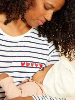 Camiseta De Lactancia - BLANCO -TrendyModa Ventas camiseta de lactancia blanco ala78 2 frb3