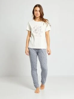 Camiseta De Punto - BLANCO