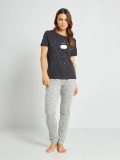 Camiseta De Punto - NEGRO -TrendyModa Ventas camiseta de punto negro zn736 2 frb3