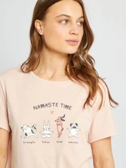 Camiseta De Punto - ROSA -TrendyModa Ventas camiseta de punto rosa zn736 3 frb4