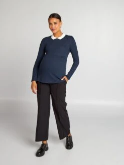 Camiseta Premamá - Azul