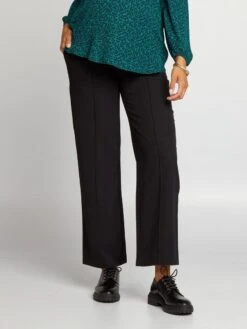 Camiseta Premamá De Corte Recto - Negro