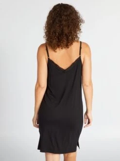 Camisón De Encaje - Negro 7 Camisón De Encaje - Negro -TrendyModa Ventas camison de encaje negro anc28 1 frb3