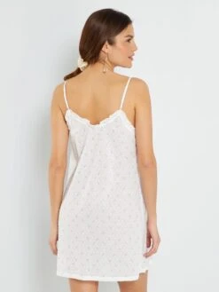 Camisón De Plumeti - BLANCO -TrendyModa Ventas camison de plumeti blanco zs154 1 frb2