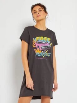 Camisón 'Fast And Furious' - GRIS