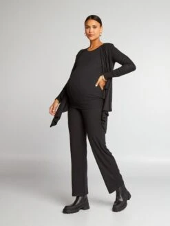 Chaqueta De Premamá Y Lactancia - Negro