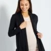 Chaqueta De Punto Premamá - Negro -TrendyModa Ventas chaqueta de punto premama negro zm238 2 frb1