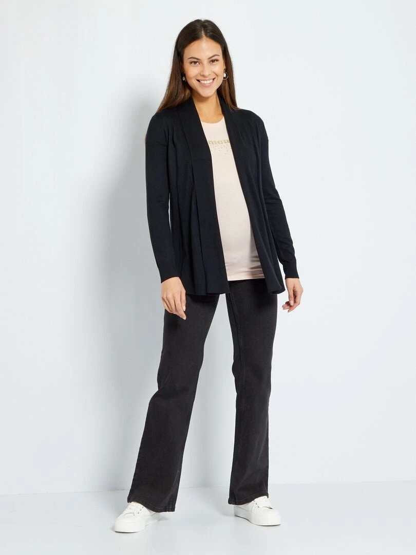 Chaqueta De Punto Premamá - Negro 4 Chaqueta De Punto Premamá - Negro - Imagen 2