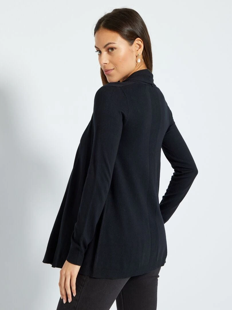 Chaqueta De Punto Premamá - Negro 6 Chaqueta De Punto Premamá - Negro - Imagen 4