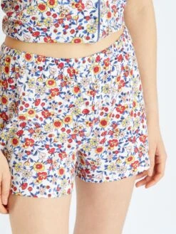 Conjunto De Pijama Corto - 2 Piezas - Marfil -TrendyModa Ventas conjunto de pijama corto 2 piezas marfil ala52 1 frb3