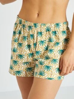 Conjunto De Pijama Corto - 2 Piezas - Verde -TrendyModa Ventas conjunto de pijama corto 2 piezas verde zt074 2 frb4