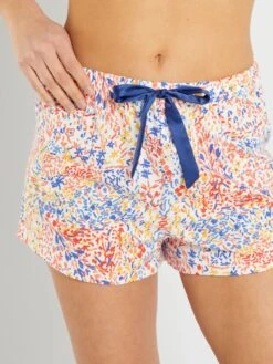 Conjunto De Pijama Corto Estampado - 2 Piezas - Azul 11 Conjunto De Pijama Corto Estampado - 2 Piezas - Azul -TrendyModa Ventas conjunto de pijama corto estampado 2 piezas azul ala57 2 frb5