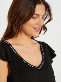 Conjunto De Pijama Corto Estampado - 2 Piezas - BEIGE -TrendyModa Ventas conjunto de pijama corto estampado 2 piezas beige ala48 1 frb3