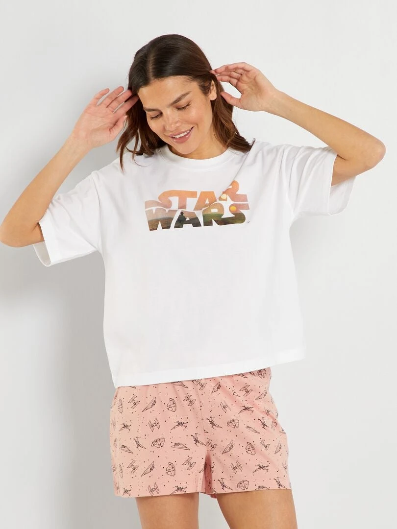 Conjunto De Pijama Corto 'Star Wars' - 2 Piezas - BLANCO 3 Conjunto De Pijama Corto 'Star Wars' - 2 Piezas - BLANCO