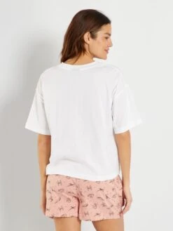 Conjunto De Pijama Corto 'Star Wars' - 2 Piezas - BLANCO 7 Conjunto De Pijama Corto 'Star Wars' - 2 Piezas - BLANCO -TrendyModa Ventas conjunto de pijama corto star wars 2 piezas blanco zs156 1 frb2