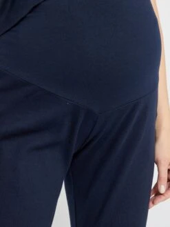 Conjunto De Pijama De Canalé Premamá - 2 Piezas - Azul -TrendyModa Ventas conjunto de pijama de canale premama 2 piezas azul zn998 1 frb4