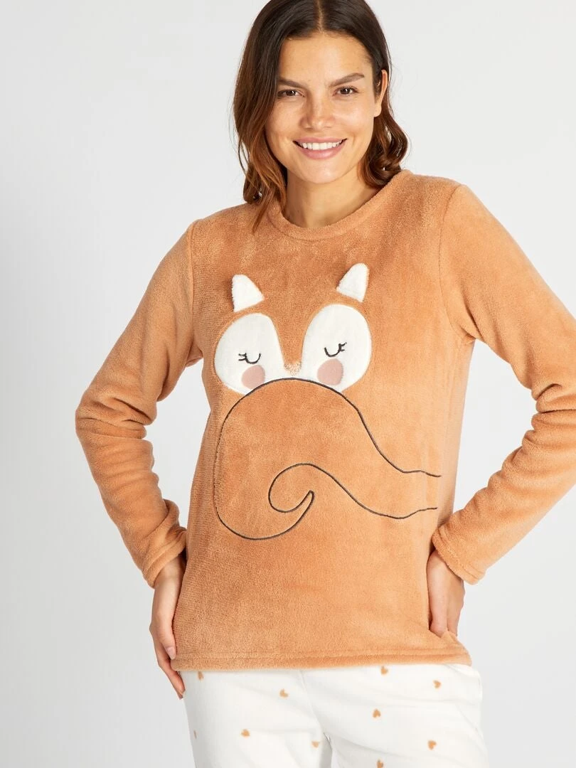 Conjunto De Pijama Polar - 2 piezas - ARDILLA 6 Conjunto De Pijama Polar - 2 piezas - ARDILLA - Imagen 4