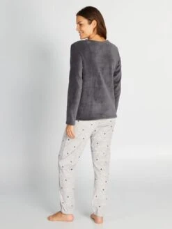 Conjunto De Pijama Polar - 2 piezas - GATO 8 Conjunto De Pijama Polar - 2 piezas - GATO -TrendyModa Ventas conjunto de pijama polar 2piezas gato anp14 1 frb3