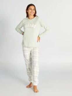 Conjunto De Pijama Polar - 2 piezas - SUEÑO