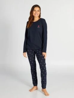 Conjunto De Punto - 2 Piezas - AMOR MARINO