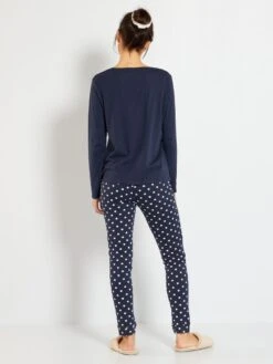 Conjunto De Punto - 2 Piezas - AZUL -TrendyModa Ventas conjunto de punto 2 piezas azul yj880 4 frb2