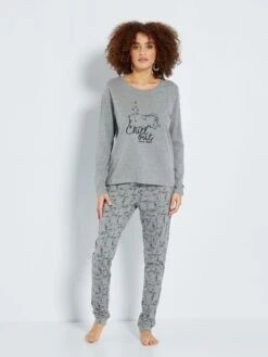 Conjunto De Punto - 2 Piezas - GRIS -TrendyModa Ventas conjunto de punto 2 piezas gris yj880 2 frb3