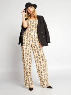 Crop Top De Tirantes Finos - AOP ETNIA