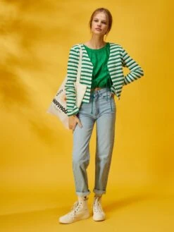 Crop Top Fantasía Con Bordado - VERDE -TrendyModa Ventas crop top fantasia con bordado verde zn673 3 frb4