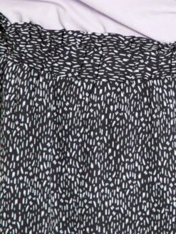 Falda Con Motivo - NEGRO -TrendyModa Ventas falda con motivo negro zj789 1 frb4