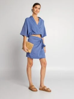 Falda Corta - AS AZUL