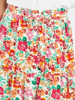 Falda Corta Con Cinturón Anudable 'JDY' - ROSA -TrendyModa Ventas falda corta con cinturon anudable jdy rosa ais72 5 frb4