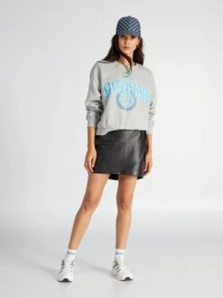 Falda Corta Cruzada - Negro 6 Falda Corta Cruzada - Negro -TrendyModa Ventas falda corta cruzada negro aeb13 1 frb2