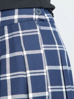 Falda Corta Plisada - AZUL NEGRO -TrendyModa Ventas falda corta plisada azul negro ael94 3 frb6