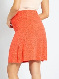 Falda Corta Premamá - ROSA -TrendyModa Ventas falda corta premama rosa zm812 2 frb3