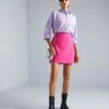 Falda Corta - ROSADO MORADO 1 Falda Corta - ROSADO MORADO -TrendyModa Ventas falda corta rosado morado ajt29 2 frb1