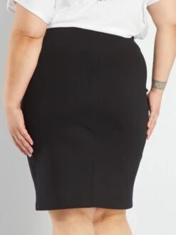 Falda De Tubo De Punto Milano - Negro 9 Falda De Tubo De Punto Milano - Negro -TrendyModa Ventas falda de tubo de punto milano negro ww450 1 frb3