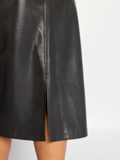 Falda Evasé Midi - NEGRO_ -TrendyModa Ventas falda evase midi negro aev48 1 frb5