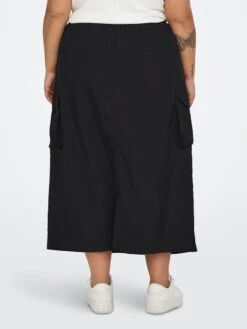 Falda Larga De Tela Parachute 'Only Carmakoma' - NEGRO 1 8 Falda Larga De Tela Parachute 'Only Carmakoma' - NEGRO 1 -TrendyModa Ventas falda larga de tela parachute only carmakoma negro 1 aud35 1 frb3
